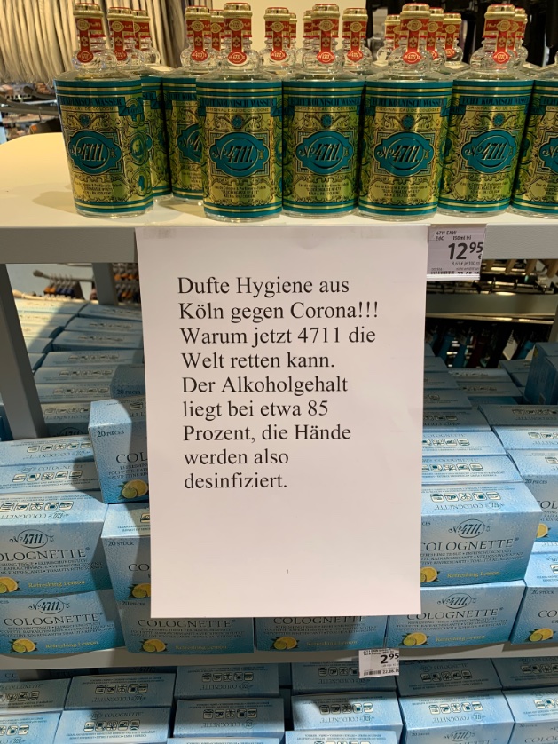 Der Preis für den schlechtesten Vorschlag zur Pandemiebewältigung geht heute an die DM-Filiale am Ku’damm.
