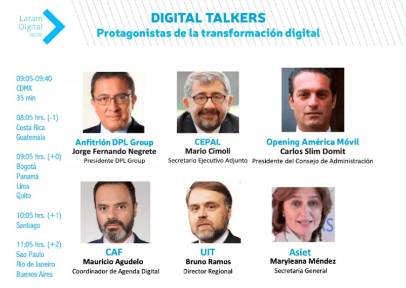 eLAC_CEPAL's tweet photo. #Webinar #LatamDigitalNow: preserving fundamental rights and reviving the economy with #DigitalTransformation , with #LATAM ministers, regulators, operators and companies.
May 14 | 10 AM #Santiago | 9 AM #CDMX | 11 AM #BuenosAires
Register https://t.co/cvPh9VgMOb https://t.co/L6WSb4BzxH
