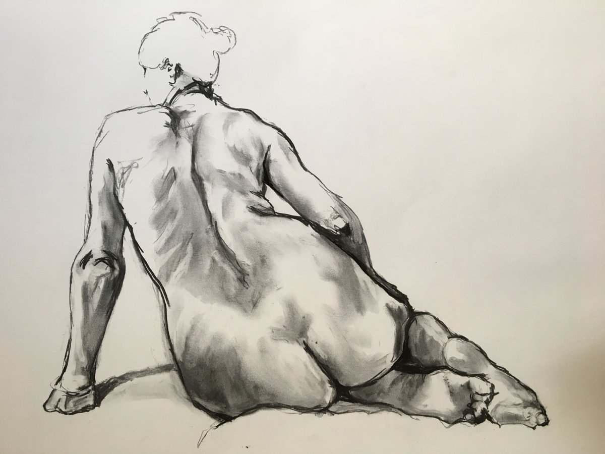 nickc22creative's tweet photo. One of my successful efforts from the last few weeks’ online #lifedrawing (will post some others soon).

#art #artists #nude #figure #drawing https://t.co/lWsstYZgGt