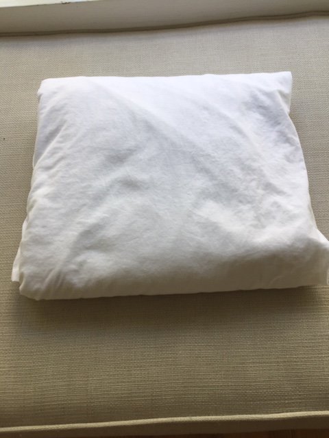 By popular demand. I have decided to investigate the mysteries of how my wife folds a fitted sheet. I'm risking my linen closet and my marriage for this. So let's start with her finished product (photo). I had to cheat to see if it was a fitted or flat sheet. Amazing.  https://twitter.com/AllowedFool/status/1260378092742283264