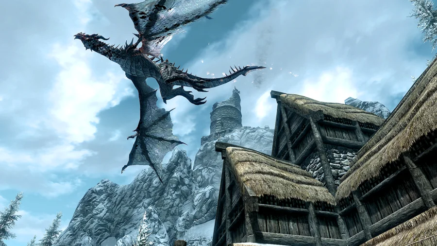 SkyrimGuideRu's tweet photo. Природа настолько очистилась, что в Скайрим вернулись драконы. https://t.co/4Rc5AOcnMQ