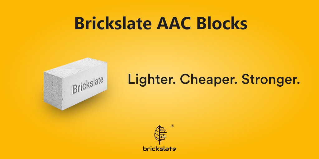 BrickslateIN's tweet photo. The lightweight nature of the #Brickslate AAC blocks offers ultimate workability, flexibility and durability. It also has excellent thermal insulation and acoustic absorption properties. https://t.co/23wvyFdw20