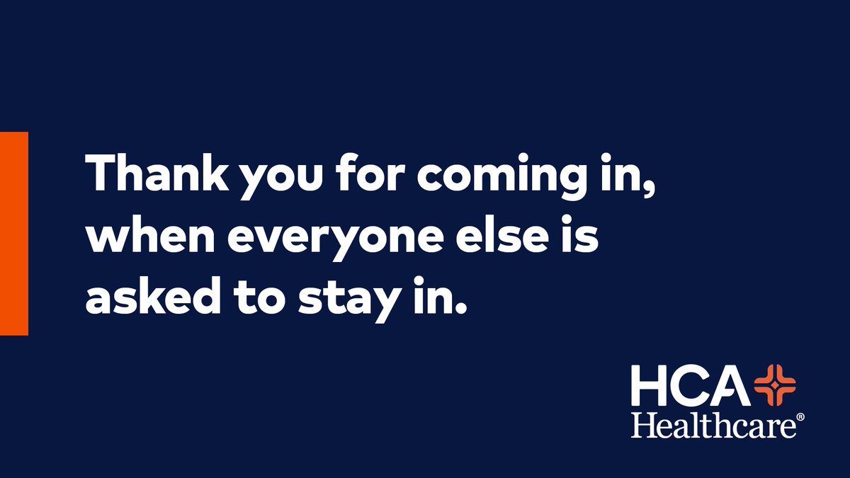 HCAhealthcare's tweet photo. It’s #HospitalWeek2020! During this annual celebration, we pay tribute to all our colleagues who work together each day to advance healthcare across our organization and throughout the communities we serve. For your commitment, compassion and composure – we thank you. https://t.co/T0cBcEwZKy