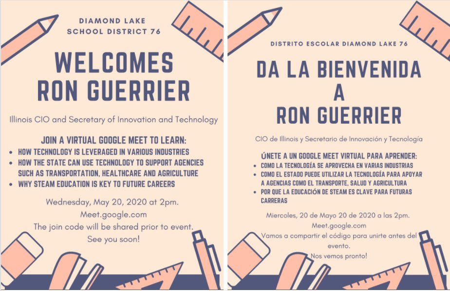 Kim Clarkson (@kimclarkson13) on Twitter photo So excited that <a href="/DLDistrict76/">Diamond Lake District 76</a> will be hosting a virtual Guest Speaker next week to talk about STEAM education for future careers! <a href="/ronguerrier/">Ron Guerrier</a> <a href="/MrSchorsch/">Mr. Tom Schorsch</a> <a href="/Kurt_Preble/">Kurt Preble</a> @linktohansen <a href="/KluversScience/">polly kluvers</a> <a href="/klevy0222/">Klevy</a> <a href="/HopeSohn/">Hope Sohn</a> <a href="/iLoveTechByrne/">Sara Byrne</a> <a href="/themrcunningham/">Peter Cunningham</a> @WestOakDist76 So excited that <a href="/DLDistrict76/">Diamond Lake District 76</a> will be hosting a virtual Guest Speaker next week to talk about STEAM education for future careers! <a href="/ronguerrier/">Ron Guerrier</a> <a href="/MrSchorsch/">Mr. Tom Schorsch</a> <a href="/Kurt_Preble/">Kurt Preble</a> @linktohansen <a href="/KluversScience/">polly kluvers</a> <a href="/klevy0222/">Klevy</a> <a href="/HopeSohn/">Hope Sohn</a> <a href="/iLoveTechByrne/">Sara Byrne</a> <a href="/themrcunningham/">Peter Cunningham</a> @WestOakDist76