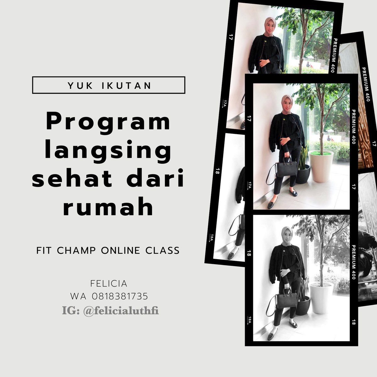 Felicialuthfi's tweet photo. Saya akan share pengalaman sy selama 17th bagaimana caranya menjadi langsing sehat di Fit Champ Online Class 😊😊 https://t.co/yiHnkeGuF4