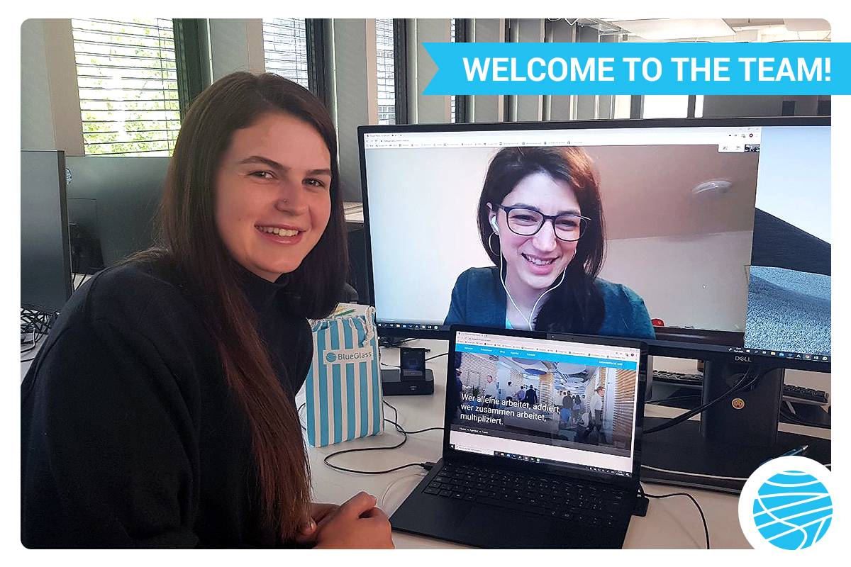 Ein herzliches Willkommen im Doppelpack an Nina Stanic und Selene Marogna, die uns ab sofort im Campaigning Team unterstützen. 😃Schön, seid ihr von nah und fern dabei. #WelcomeToBlueGlass