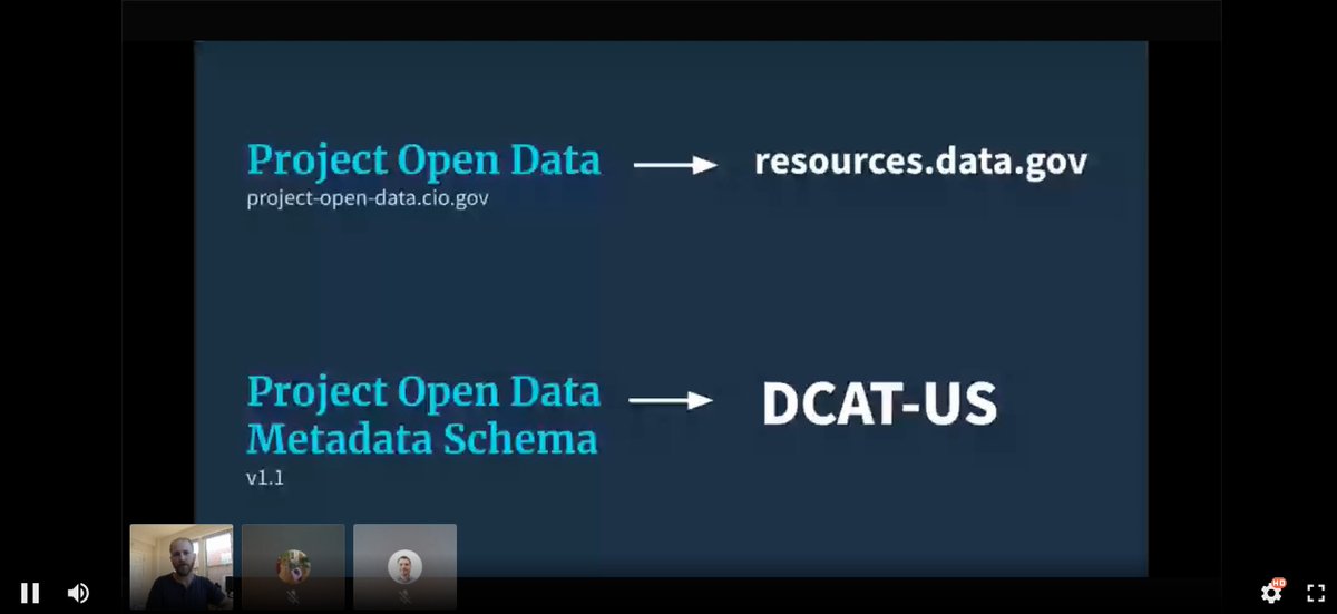 Really cool to learn data.gov is working on a DCAT based metadata standard! @philipashlock at #csvconf

A new US profile might be coming soon to ckanext-dcat? 🚀