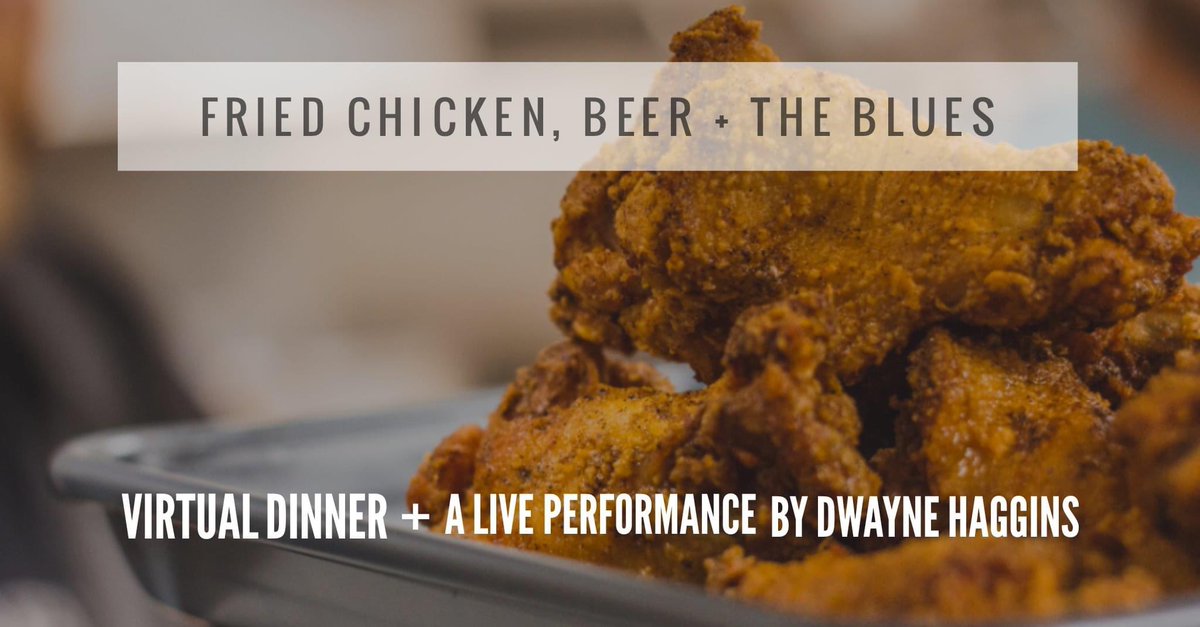 BratoBK's tweet photo. Tonight we’re partnering with local musician Dwayne Haggins &amp; Gigabit to bring you a virtual experience unlike any to date! #Beer, #chicken and #blues, $60, all for a good cause too!  
A portion of ticket sales will be donated to @FueltheFight Boston. https://t.co/1Tcq7j0hgv