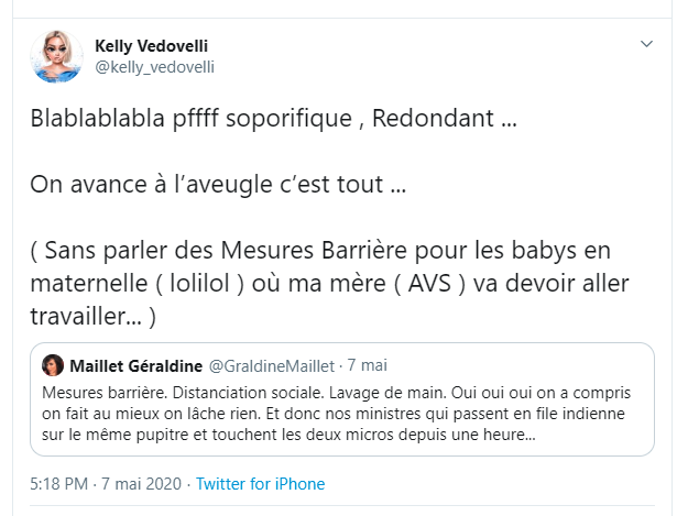 JonathanCrizman's tweet photo. @Caramel25165770 @valette68 @mprz94 @Cyrilhanouna @CQueDukif @jmmaireofficiel @Mdelormeau @B_Castaldi @RaymondLeMatin @GraldineMaillet @IsaMoriniBosc @kelly_vedovelli @MaximeGueny C'est une certitude, elle nous dit sur Twitter le 7 Mai que sa mère est agent spécialisé maternelle et hier soir, c'est une mère au foyer donc elle ment ouvertement sur le plateau #CQueDuKif #TPMP #allobaba #CeSoirChezBaba https://t.co/Vy8Bk1ZAEf