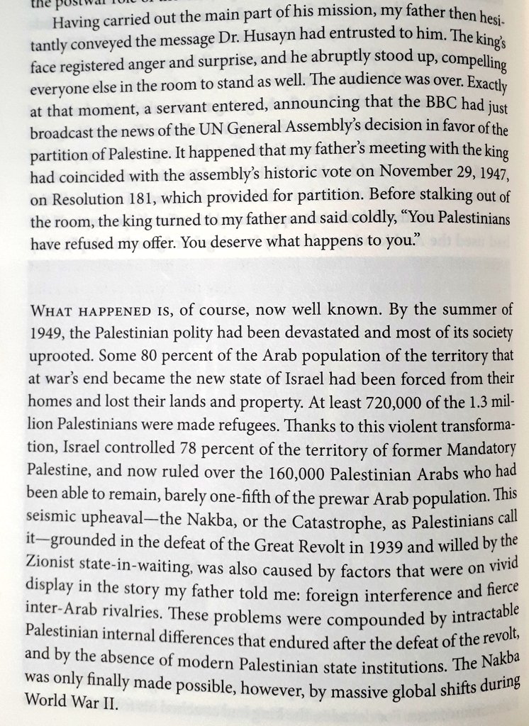 "By the summer of 1949 ... some 80 percent of the Arab population of the territory that at war's end became the new state of Israel had been forced from their homes and lost their lands and property. At least 720,000 of the 1.3 million Palestinians were refugees"