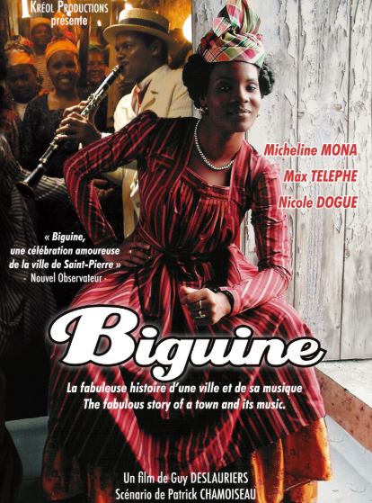 Le film "Biguine sorti en 2004 avec Micheline Mona et Max Télèphe en tête d'affiche raconte comment un couple de musiciens qui a quitté la plantation pour s'installer à St Pierre deviennent des étoiles montantes de la biguine