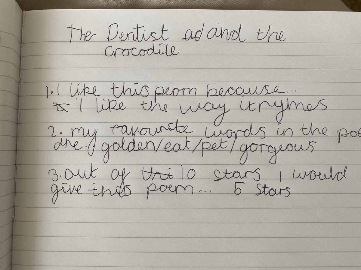 bexcomber's tweet photo. @StAnthony3_4S Cora has completed today’s English task ... her review is below.  We have also filmed her reading it.  She’s added some points to the TTRS total and is working hard to earn her silver certificate on mathletics this week ☺️ https://t.co/Z02QjY0xzi
