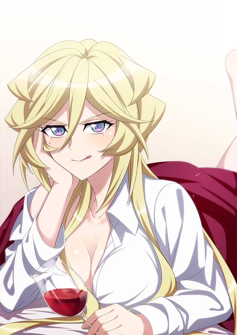一緒にワインを飲んでくれる大人キャロルちゃん。 