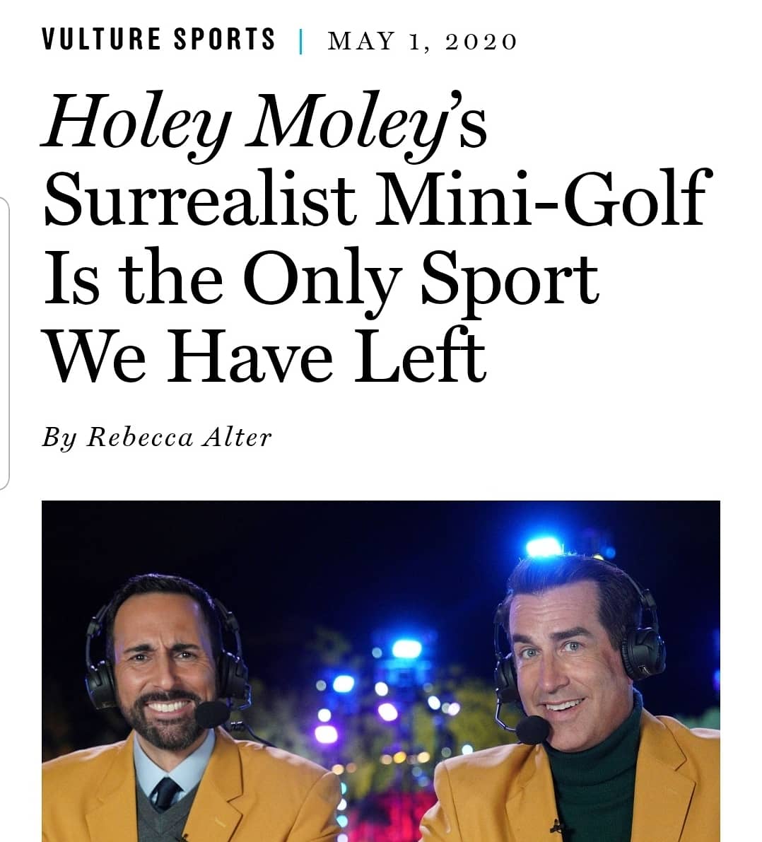 DysonGolf's tweet photo. Good morning Everyone!!! Watch me compete this Summer on @holeymoleyabc !! Starting May 21st on @ABCNetwork Representing for the ATL!! #golf #golfcourse #tvtime #Atlanta #atlantagolf #dysongolf https://t.co/BasdxozEsi