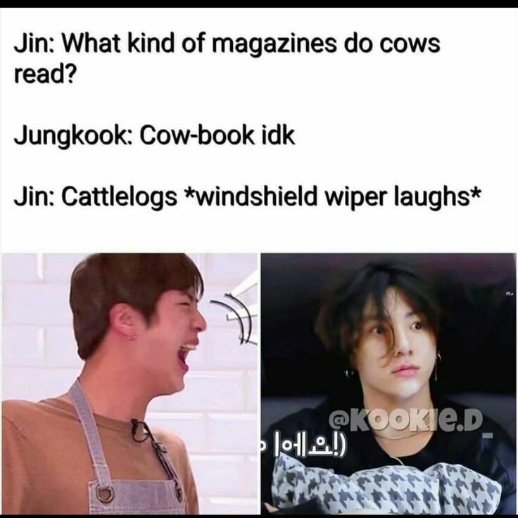 I miss Jin's dad jokes