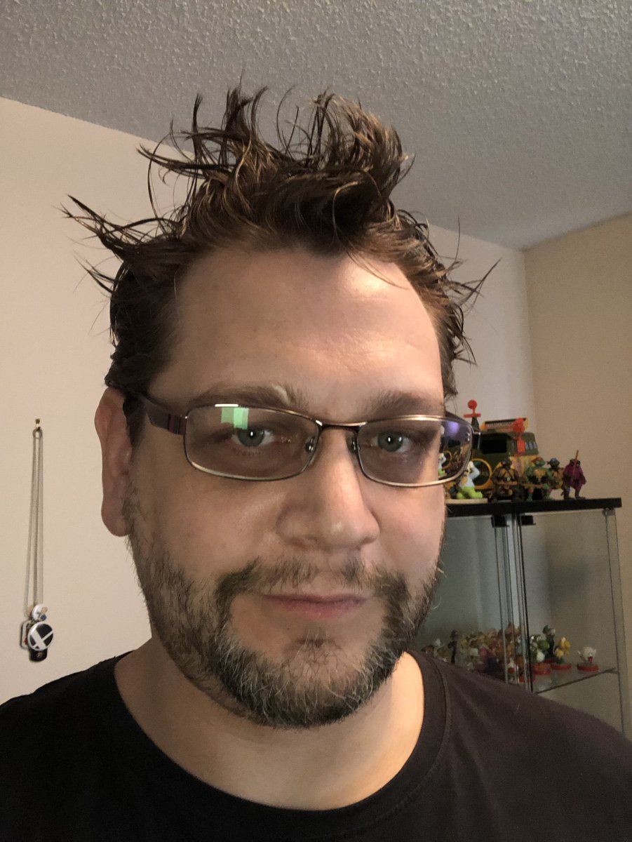 TreeezyDoesIt's tweet image. Anyone else wake up with their hair looking like this... every damn day?! lol. #twitchstreamer #Switchverse
