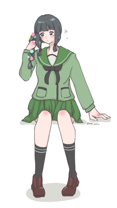 誰かにいたずらされた北上さま🤭
#艦これ版真剣お絵描き60分一本勝負_20200513
#艦これ版深夜の真剣お絵描き60分一本勝負 
#北上 