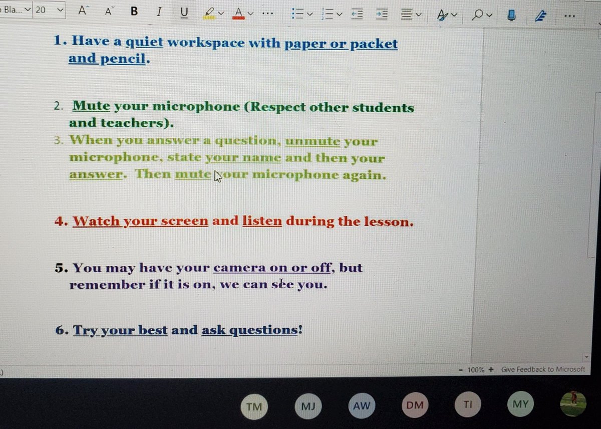 CarletonCougars's tweet photo. Every good teacher knows it's  important to have high expectations in any classroom, 🙋🏾‍♂️ face-to-face 🙋🏼‍♀️ or online 👨🏽‍💻👩🏾‍💻. Hats off to our teachers for establishing DL norms and keeping the learning bar high. #Detroitk12 #ElevatingExpectationsforExcellence https://t.co/JGfDkNvmQp