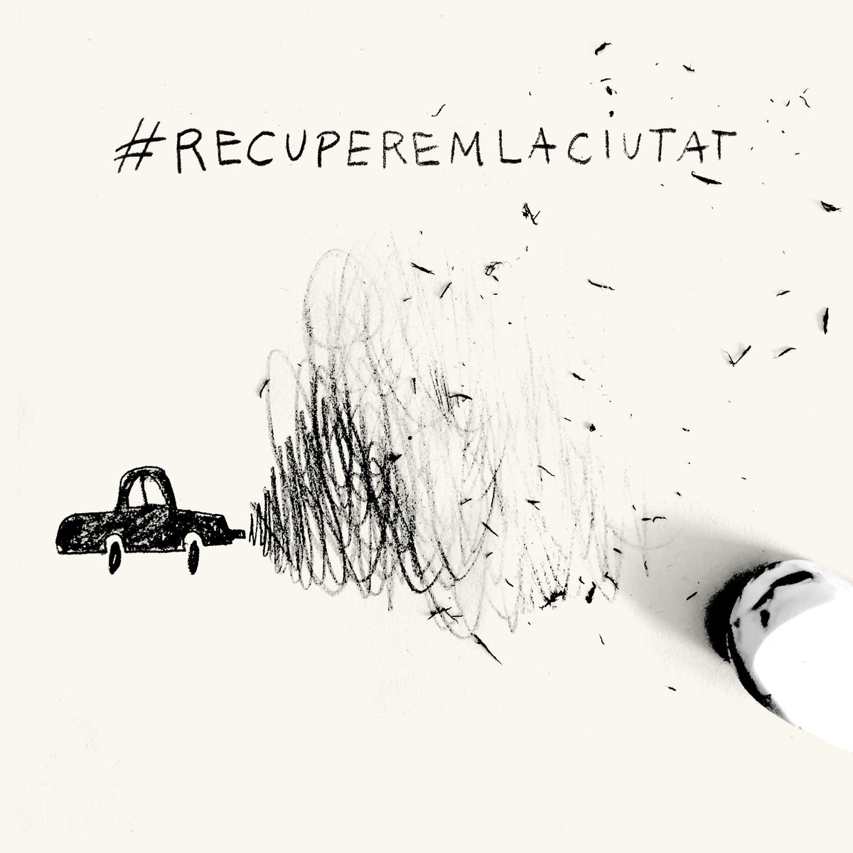 Què podem fer perquè aquesta nova normalitat incorpori algun aspecte positiu?

Se’ns acut una idea: hem de mantenir els nivells de contaminació a mínims. Per això cal reduir dràsticament el nombre de cotxes i motos que circulen per la ciutat. #RecuperemLaCiutat 

🎨@erolaboix