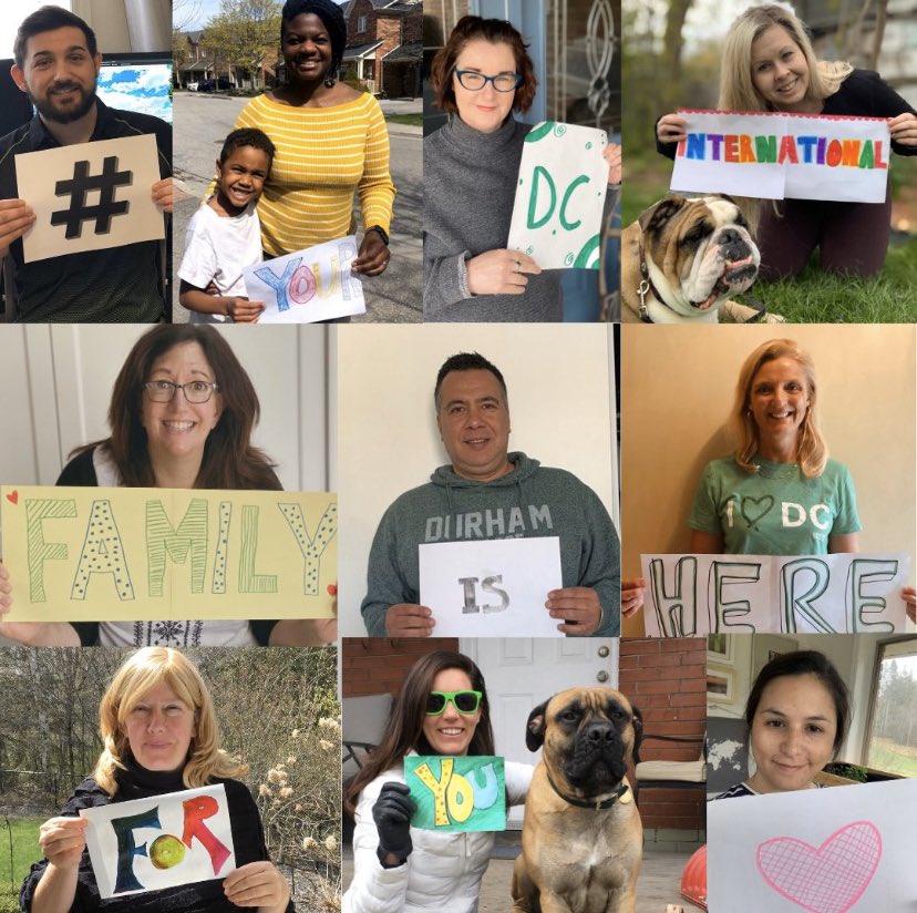 AnaBelenJimene5's tweet photo. Some ♥️ from the @durhamcollege international team 🌎 #yourDCinternationalfamilyishereforyou https://t.co/nFHGHGci8l