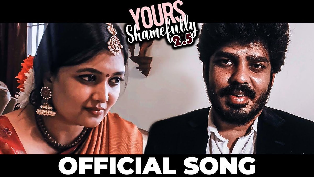 behindwoods's tweet photo. Yours Shamefully 2.5 Reloaded - Official Video Song | Vignesh Karthick, Soundarya

Full Video Link: https://t.co/kDyc0gPd7D

#yoursshamefully @vikikarthick88 https://t.co/bp6LHdFhzz