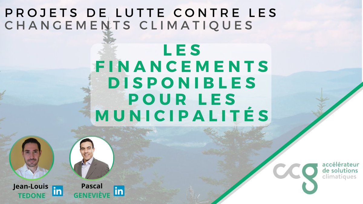 CCG - accélérateur de solutions climatiques tweet media