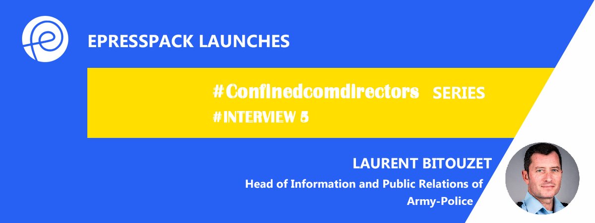 PRCA_HQ's tweet photo. "It’s always difficult to respond to emotion with a rational explanation" - Laurent Bitouzet, Head of Information and Public Relations at @Gendarmerie
Check out @ePressPack's latest instalment to its #ConfinedComDirectors series: https://t.co/mlIFToBM9E https://t.co/0ZCXRiu1nO