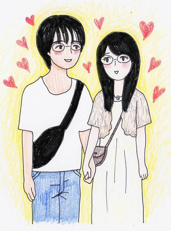 独身男性には一番きつい と思わせるカップル像のイラストに共感集まる 中2イズム