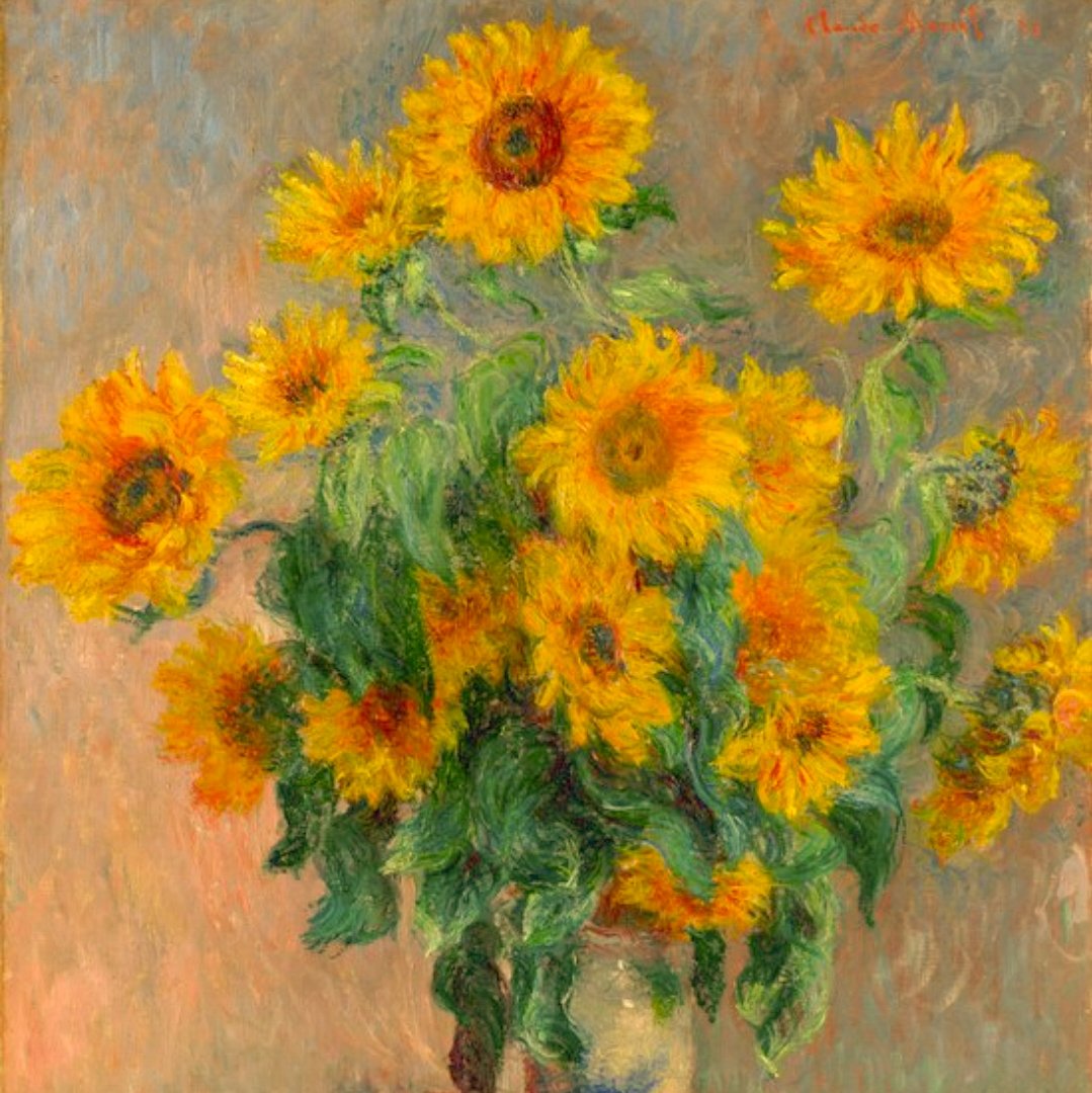 taehyung as claude monet paintings, a thread