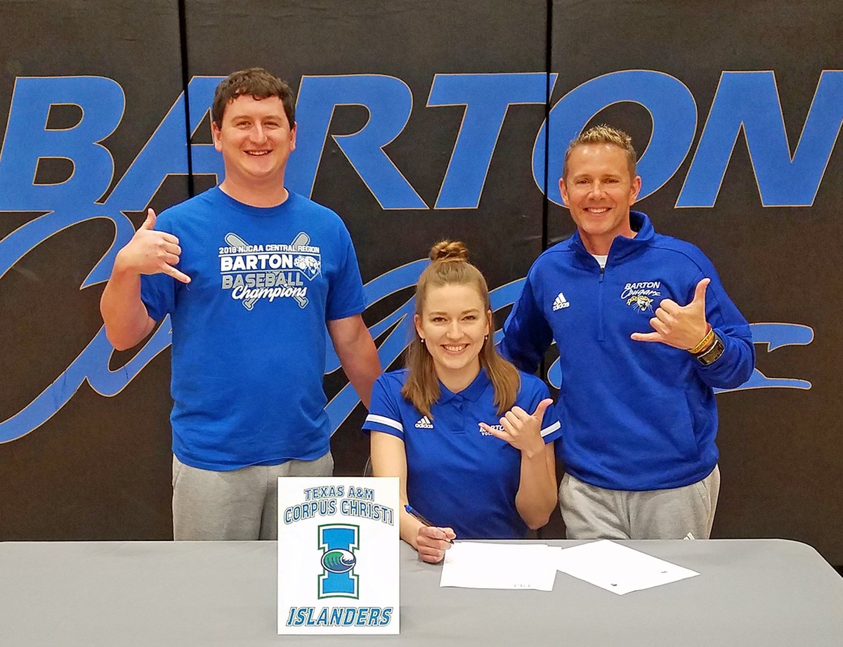 Super proud of our student worker and volleyball player Migle Mazurkeviciute <a href="/miglemazas/">Miglė</a> - Signed yesterday w/NCAA Division I Texas A&amp;M Corpus Christi to play beach volleyball! Not a bad college student-athlete gig to have!
#BeachLife #ShakasUp