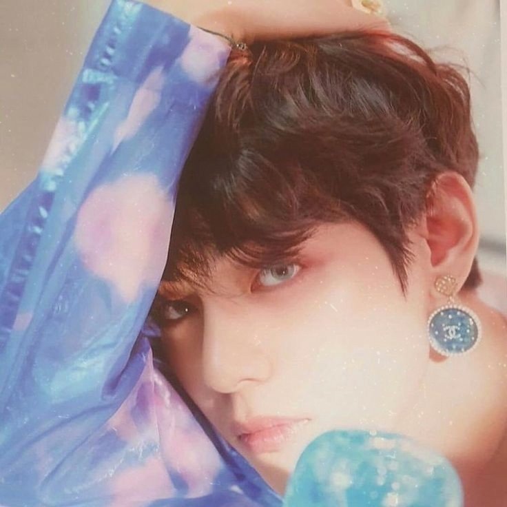 taehyung as claude monet paintings, a thread