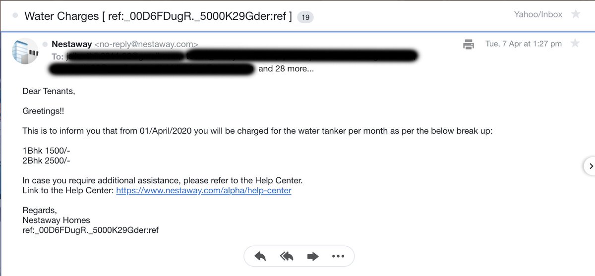 anuartdealer's tweet photo. So shameful that @nestawayhomes @NestAwayCare is ripping off tenants with extra water charges for COVID19
@republic @tv9kannada @TOIBengaluru @IEBengaluru #COVID19 #NestAway #IndiaFightsCorona https://t.co/IeQfeLhmt0