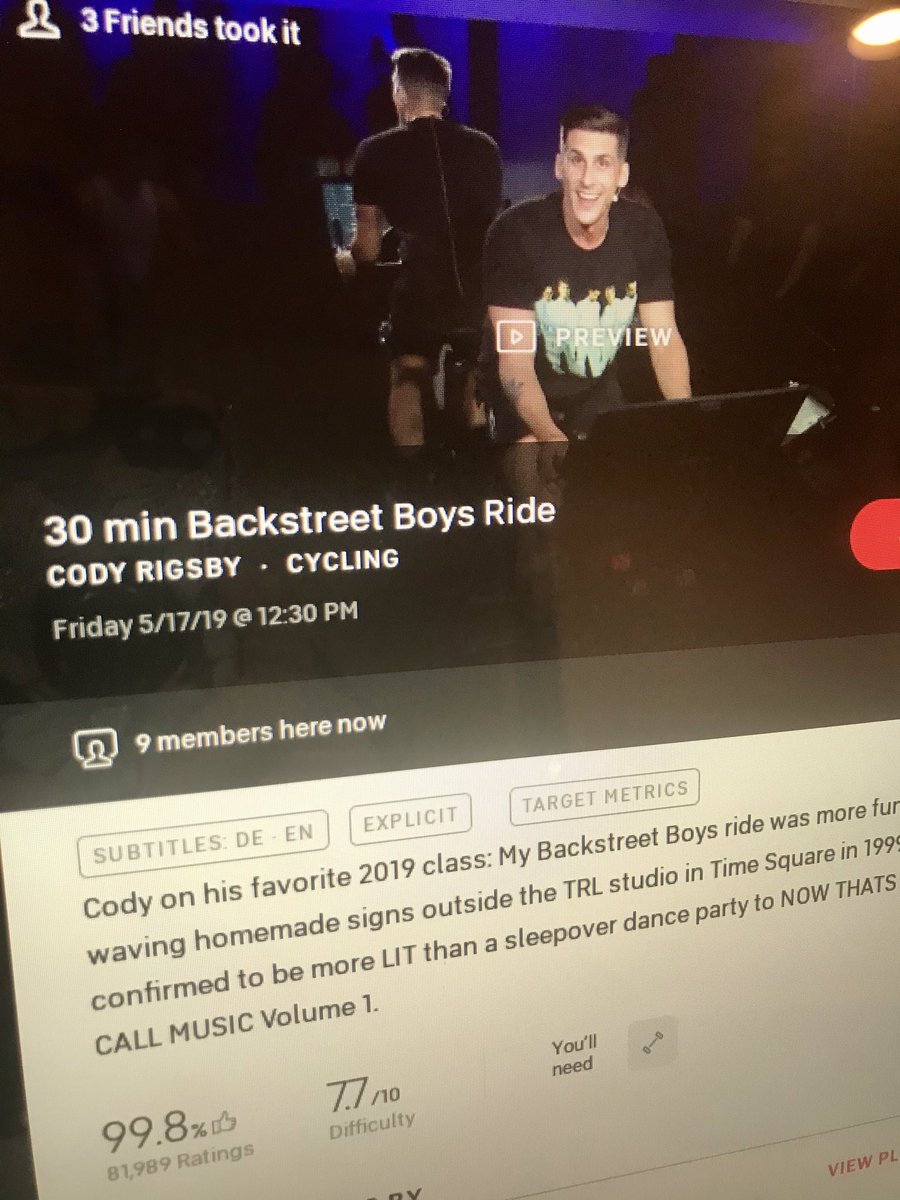 Now that’s what I call music and a fun workout! #peloton #boocrew Love this company and Cody’s classes.