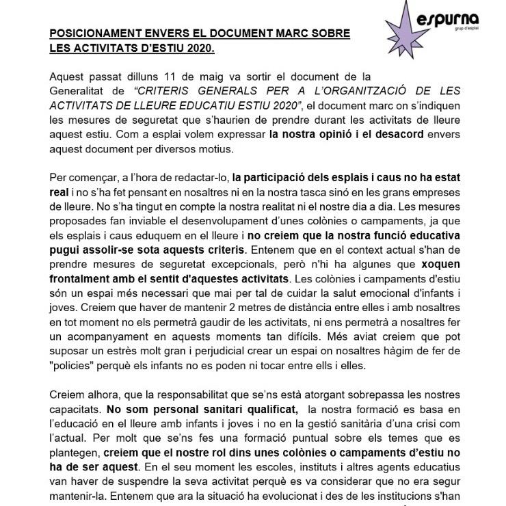 Esplai Espurna tweet media