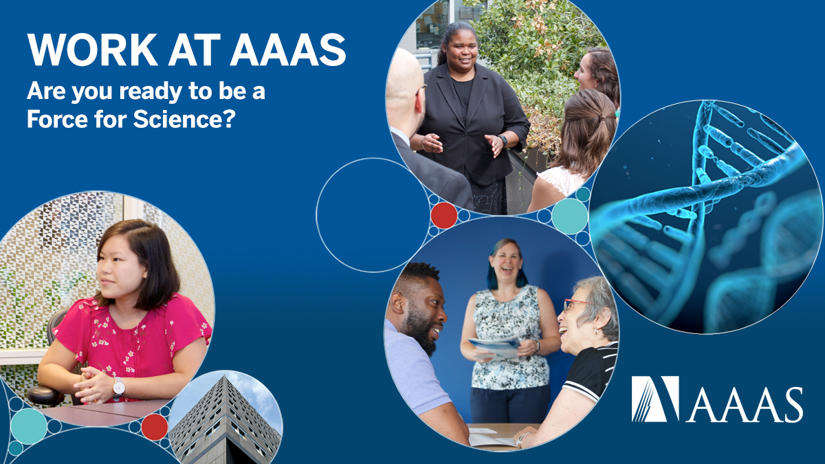 aaas's tweet image. Not all changes need to come from the top. Apply to be a Program Manager at #ScienceIsUS and start a grassroots movement for science. bit.ly/AAASprogramman…