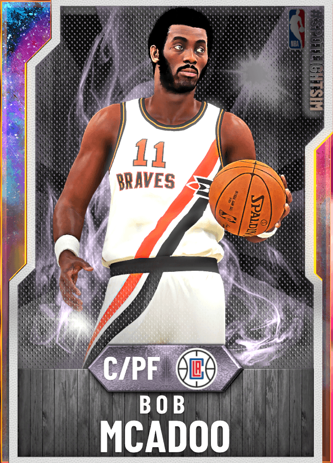 MyTeamDB's tweet photo. NBA2K20 MyTeam Spotlight Sim: Galaxy Opal Bob McAdoo, Pink Diamond Kelly Tripucka &amp; Jim Paxson.
https://t.co/AqAC0blFZt https://t.co/VrCqFlafbj