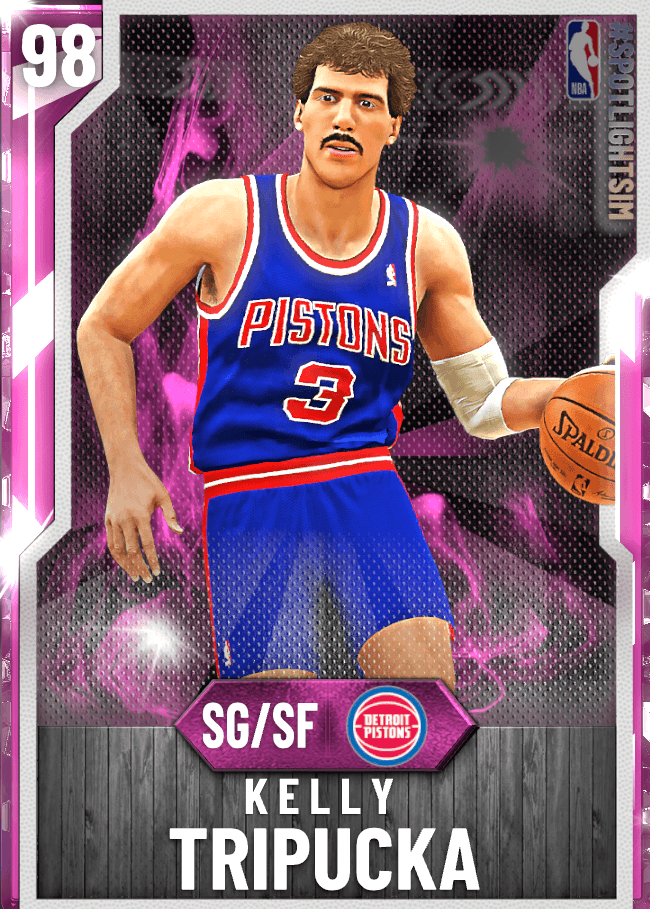 MyTeamDB's tweet photo. NBA2K20 MyTeam Spotlight Sim: Galaxy Opal Bob McAdoo, Pink Diamond Kelly Tripucka &amp; Jim Paxson.
https://t.co/AqAC0blFZt https://t.co/VrCqFlafbj