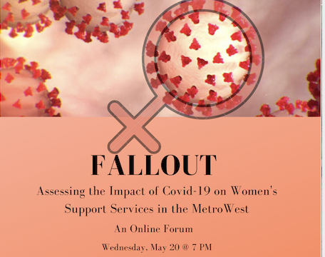 Metrowest_Women's tweet photo. Please join us for an important conversation about how Covid-19 is affecting women's support services in the MetroWest! https://t.co/DE5ZJXiJQI