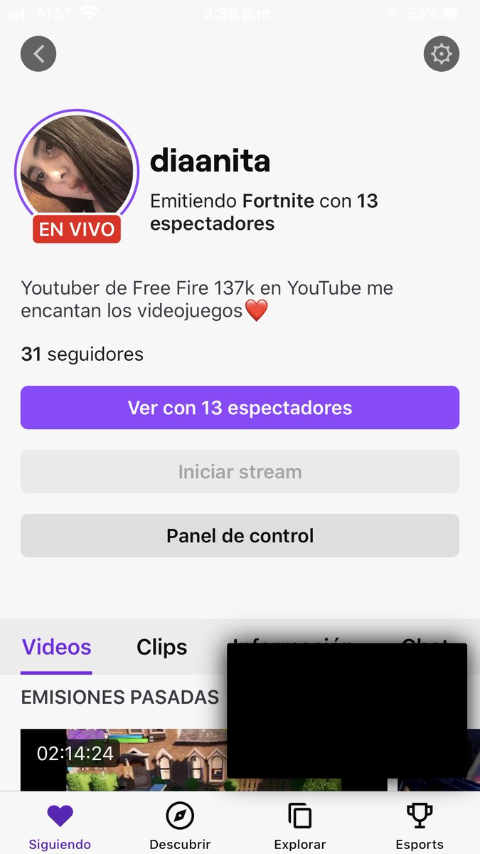 Holaa gente oigan estoy haciendo directos de Fornite, minecraft free Fire, PUBG y otros juegos por twitch diarios aquí les dejo el link por si gustan pasarse 💗
twitch.tv/diaanita