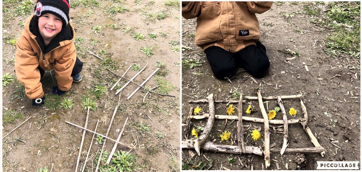 K1Basil's tweet photo. St.Basil K1 Camden decide to do math with nature 😆!!! Ten frame "I found 8 flowers if I find 2 more I'will get all 10!"  And I am also can make 10 with tally marks! 🤗👏👍 https://t.co/ne2wjHqX3g