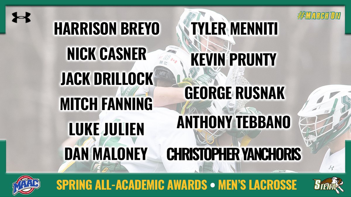 🔑 ALERT 

📰 <a href="/SienaLacrosse/">Siena Lacrosse</a> Earns Program Record 1⃣1⃣ MAAC All-Academic Selections 

🔗 bit.ly/2T09CNJ

#MarchOn #SienaSaints #MAACLAX #NCAALAX