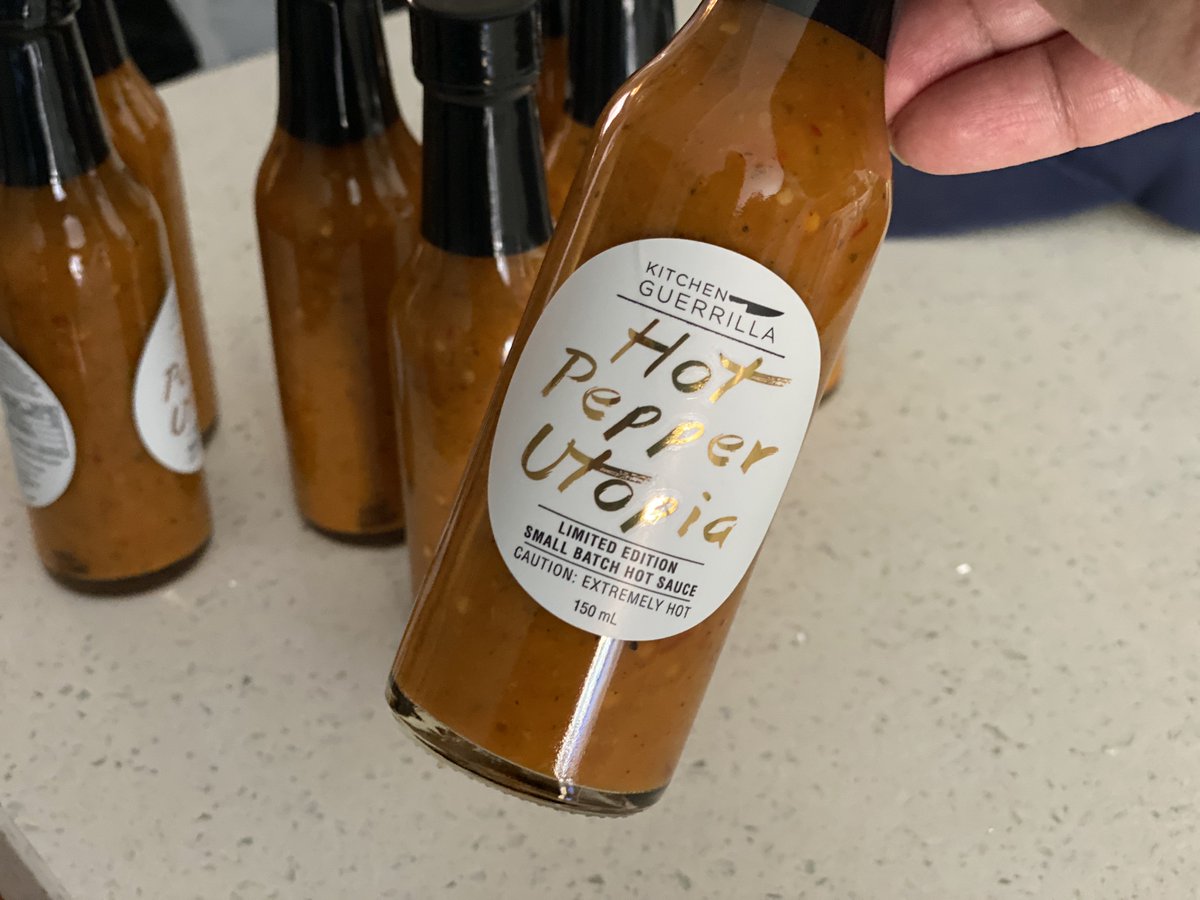 And Kitchen Guerilla — Roshan is an incredibly talented cook that has his own line of hot sauces (the scotch bonnet sauce is probably my favourite sauce), and gelato. He’s starting a delivery/takeout service sometime this week. Sweet dreams of aubergine https://www.instagram.com/kitchengu...