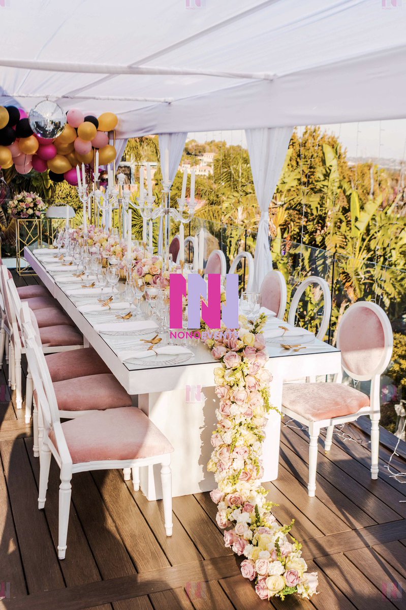 nonoevents's tweet photo. #RealHouseWivesOfJHB
#RHOJ
#NonoEvents
#DecoHire #PartyDeco
#Flowers #PinkDeco
#FurnitureHire https://t.co/Ell9FxByV2