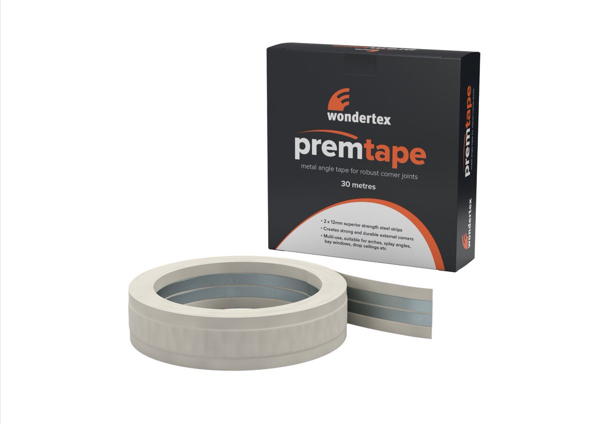 The Wondertex prem tape is a cut to length roll which can be used for all corner joints and has great strength.