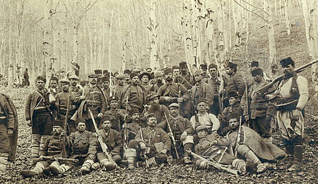 The Strandzha Commune in the Balkans in 1903 was one of the first anarchist revolutions. It arose out of the national liberation movements against Ottoman rule, balancing internationalism & liberation from imperialism, with federated, multi-ethnic communes https://en.m.wikipedia.org/wiki/Strandzha_Commune