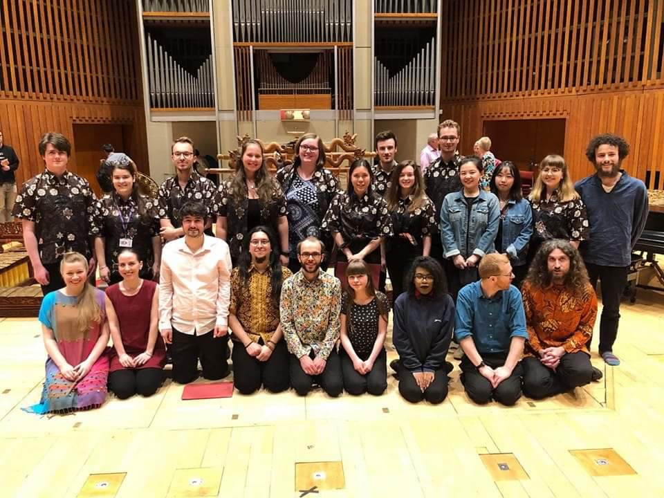 Tonight we were due to perform at <a href="/UoYConcerts/">YorkConcerts</a> with the <a href="/Music_at_York/">Music at York</a> Consort of Viols. Sadly, we had to postpone this. But we'll have some alternative, lockdown-friendly gamelan fun on Twitter today instead. To start, here's us at last year's York Concerts gig #wellmeetagain