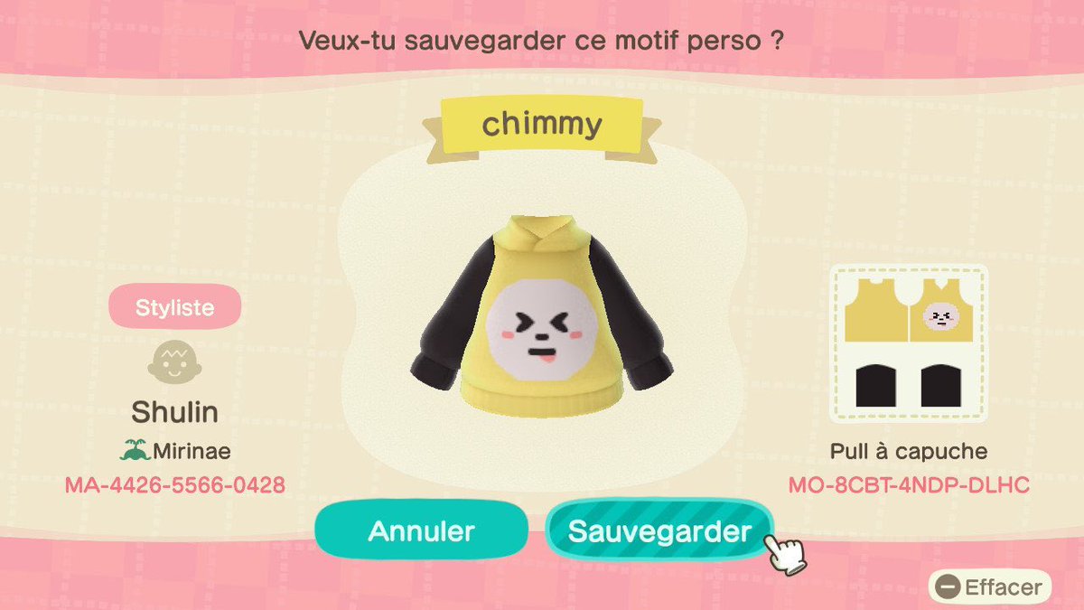 ShulinAC's tweet photo. @BT21_ I designed the complete BT21 line on animal crossing 🥰🥰 feel free to download them !! https://t.co/TnuYH5mKaI