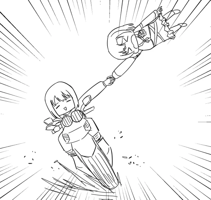 お題箱から「バイクに乗りながら白菊ほたるをかっさらっていく鷹富士茄子」
https://t.co/doSu4PyeT0 