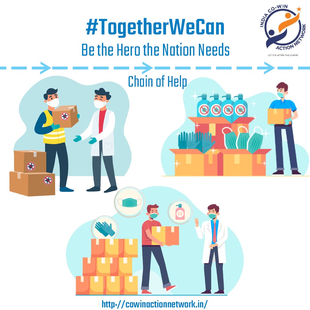 indiacan2020's tweet photo. May the chain of help spread faster than rumors! 

Be a Co-Win Warrior! 

Help the Needy 

Register now https://t.co/Jyeb8iLzmS 

#friendsofican #NashaMuktBharat #TogetherWeCan #ICANIndiaCAN #StayAtHome #NeedItNow https://t.co/3jiuv77dWO