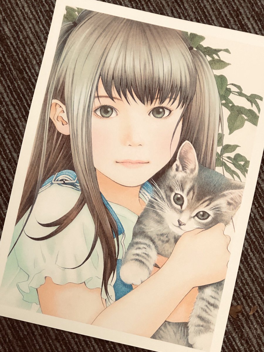 完成 やっぱり人も猫も子供って可愛い Z きたがわ翔のイラスト